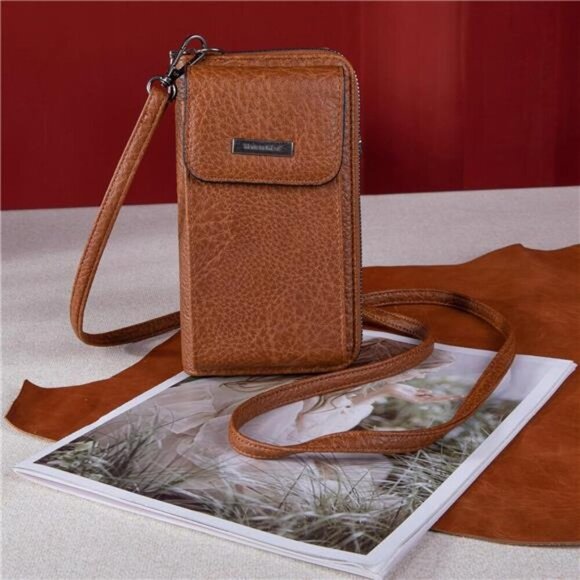 Crossbody Cellphone Purse Small Phone Wallet for Women Cute Cross Body Bag - Picture 3 of 7